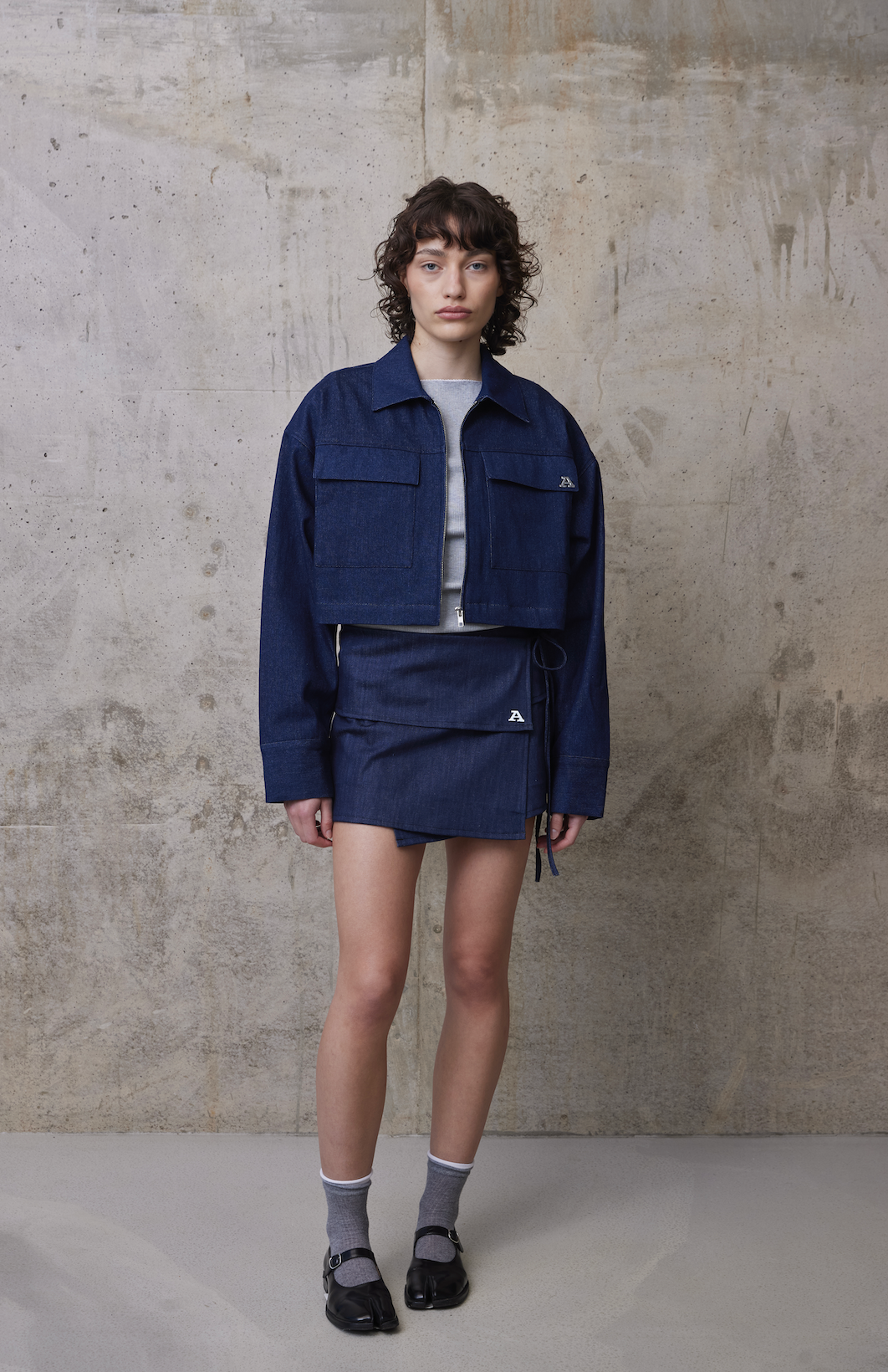 MINI JUPE EN JEAN DENY