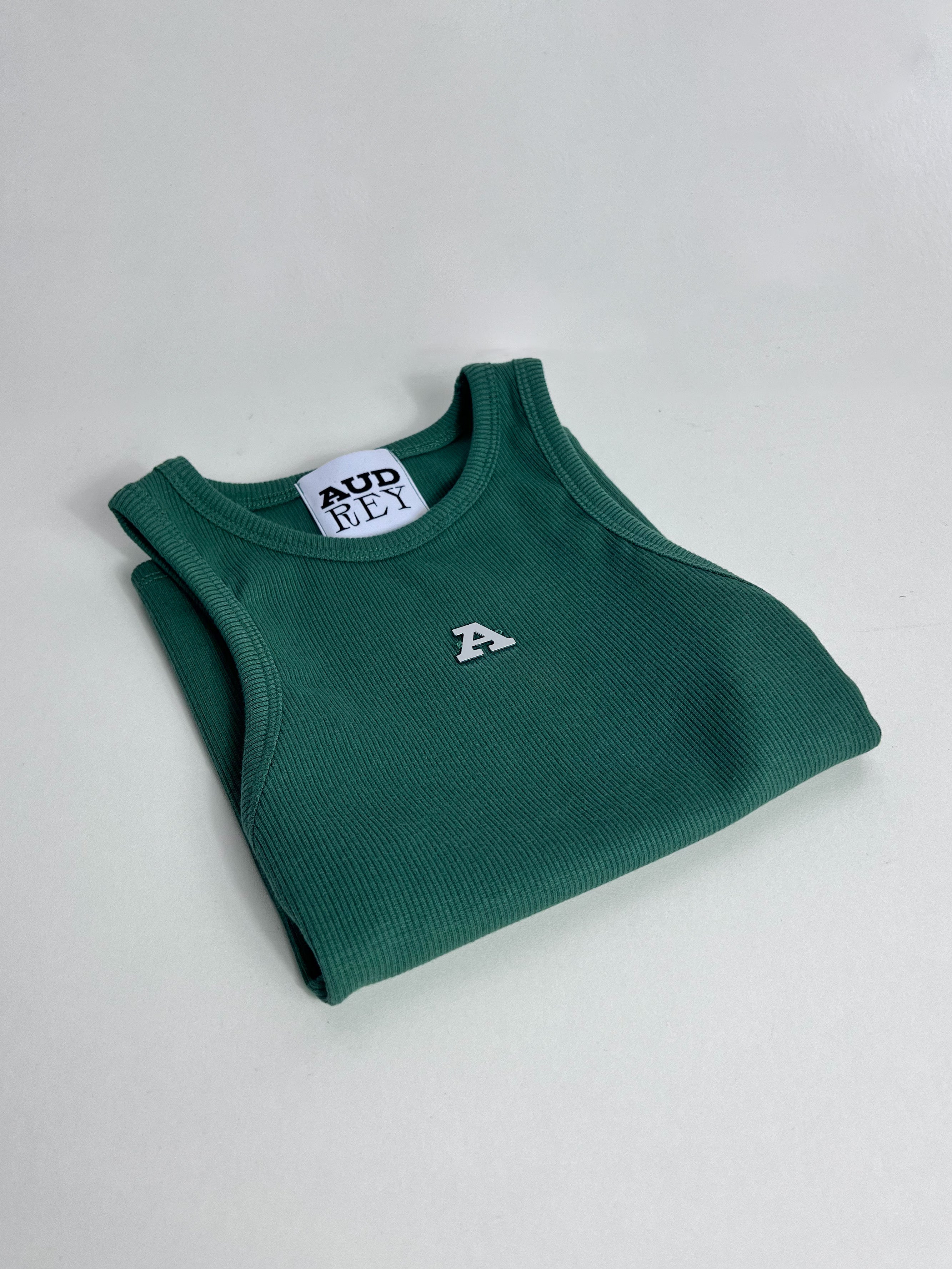 AUDREY GREEN TANK TOP