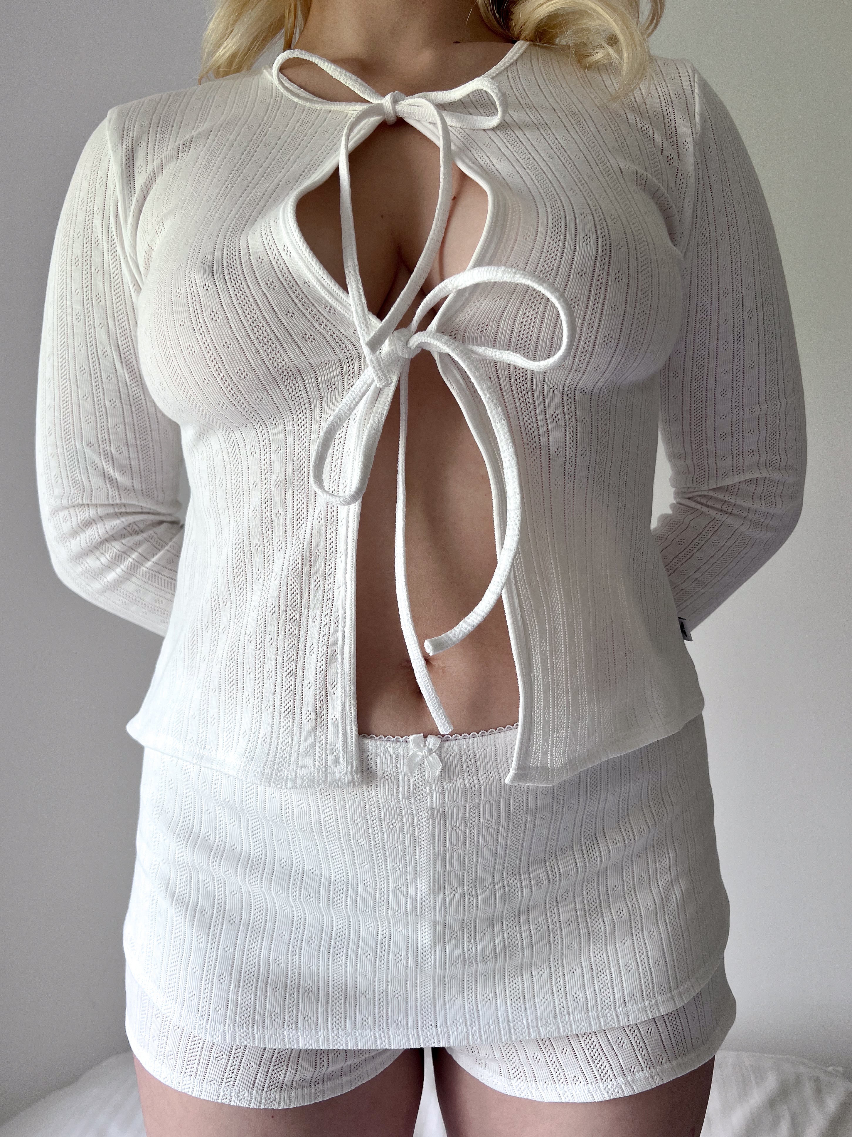 CARDIGAN COTTALY BLANC