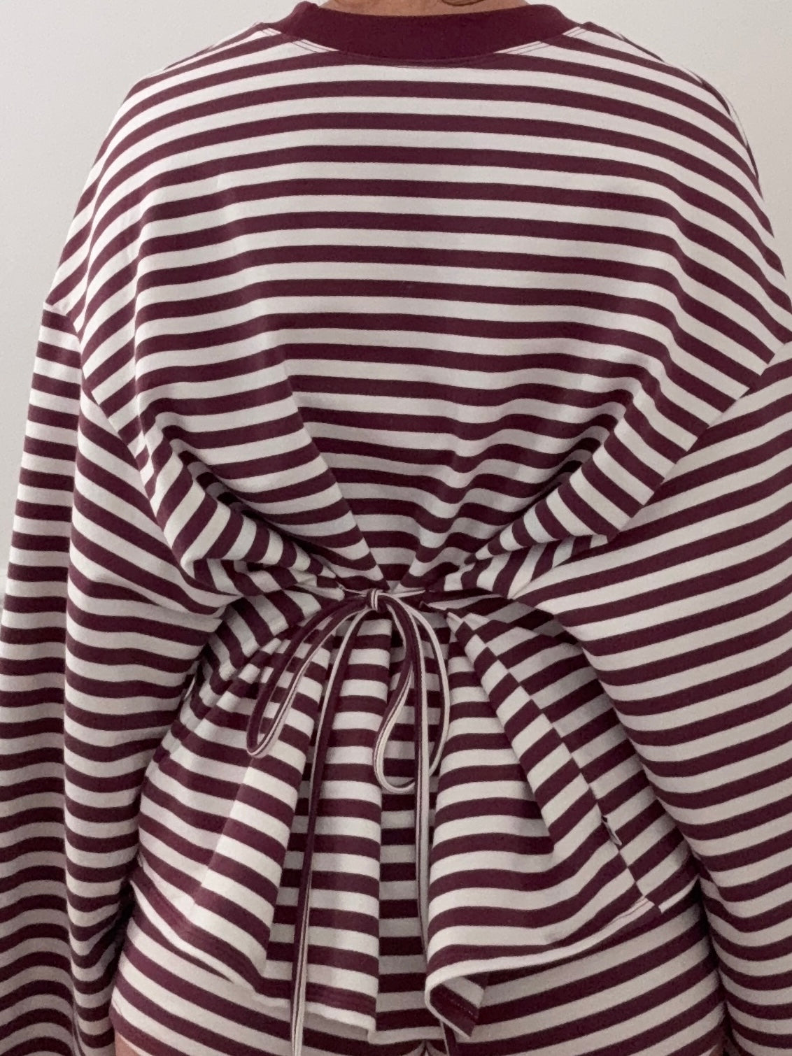 MANCHES LONGUES OVERSIZED MÛRE