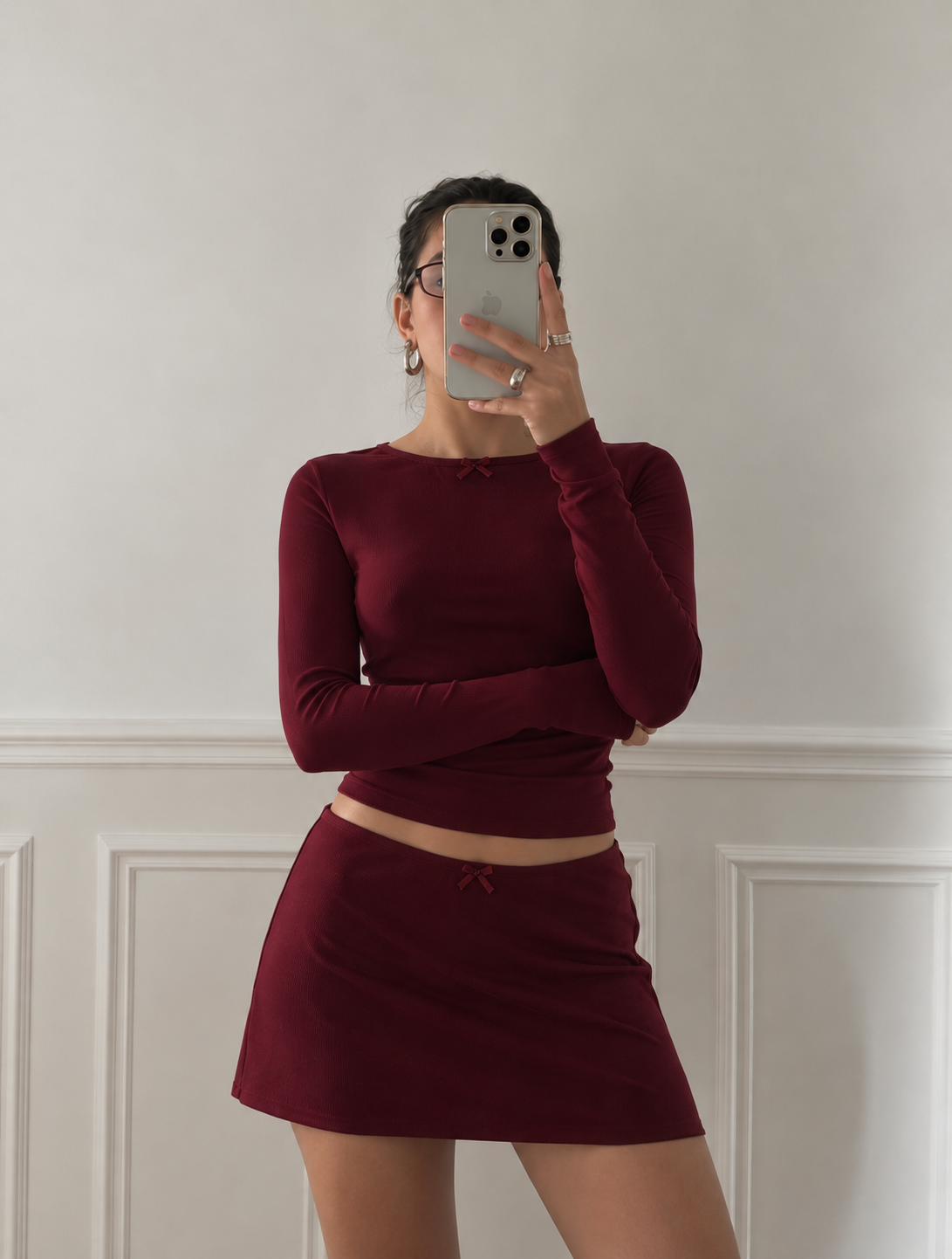 MANCHES LONGUES BABY DOLL NOIR