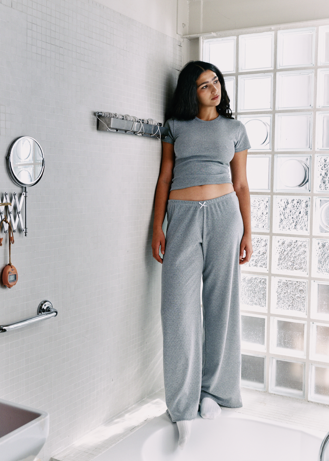 PANTALON POINTELLE DE COTON