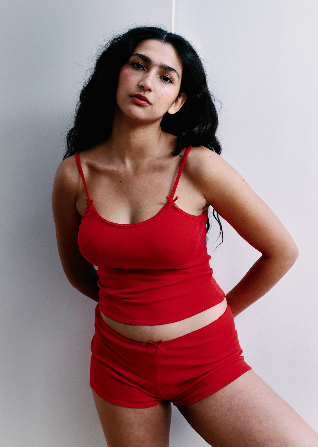 RED VALENTINE SHORTS