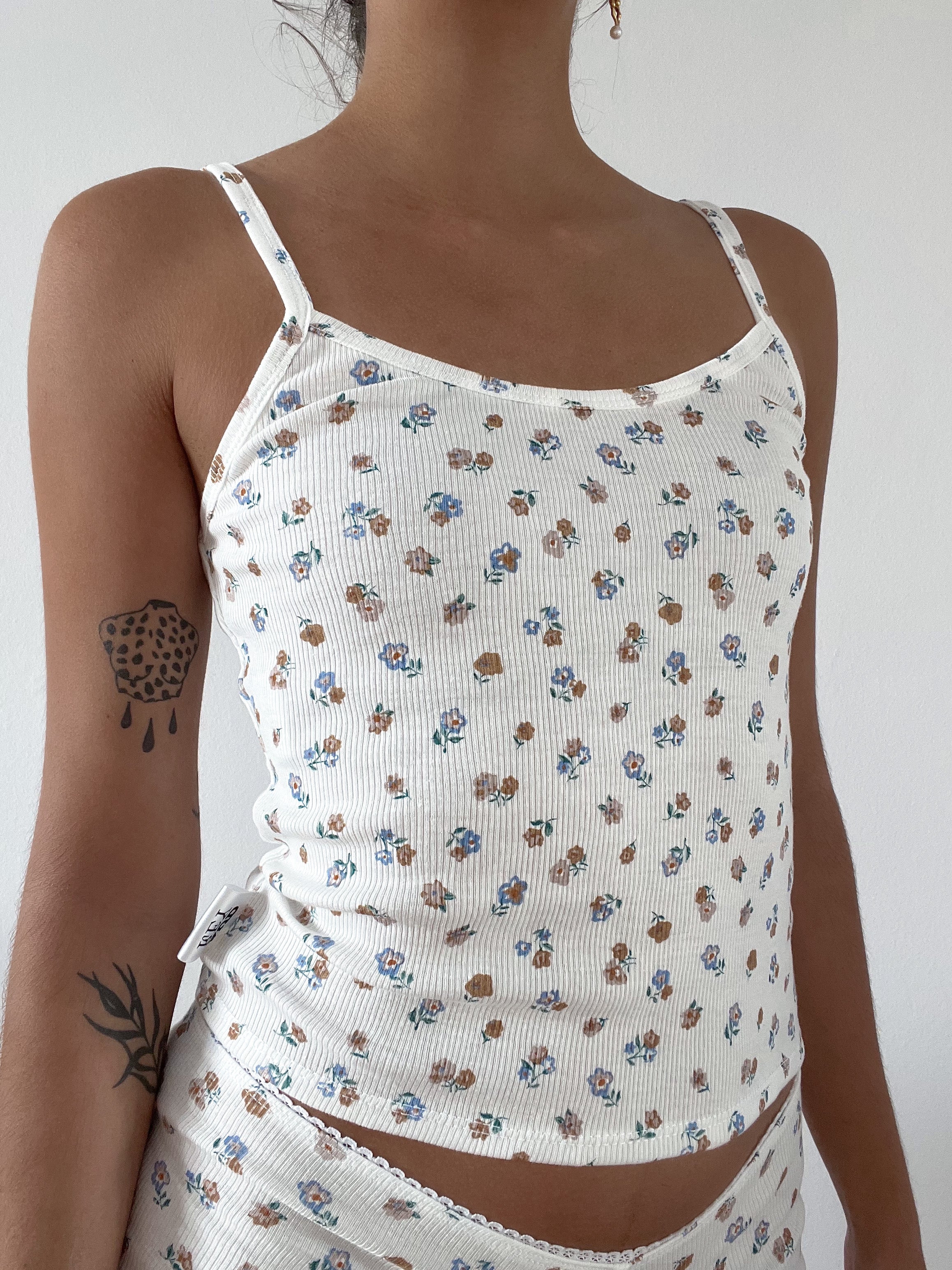 DÉBARDEUR DOROTHÉE À FLEURS