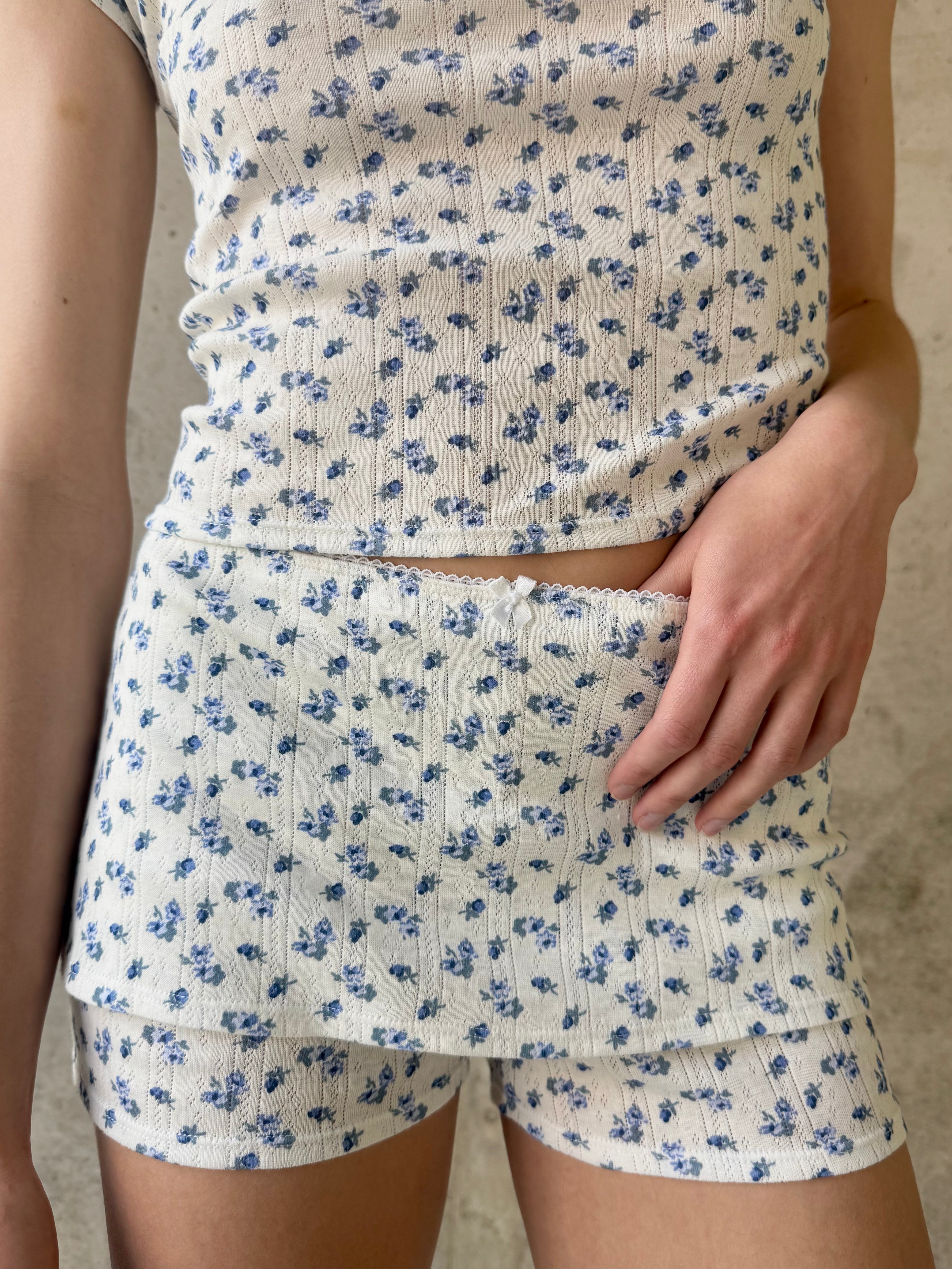 SHORTY BLOOM  EN POINTELLE DE COTON