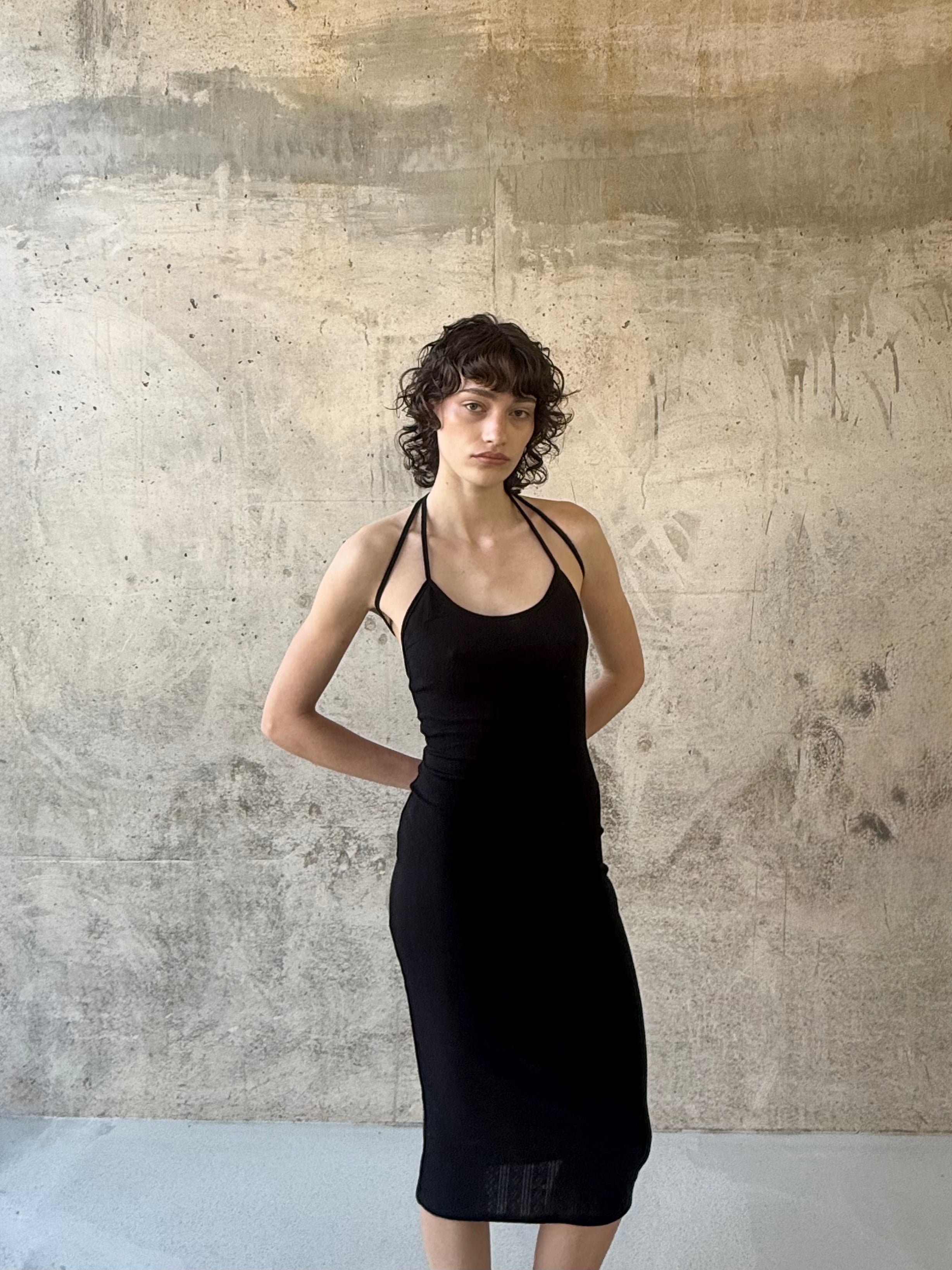 ROBE MIDNIGHT DOS ÉCHANCRÉ
