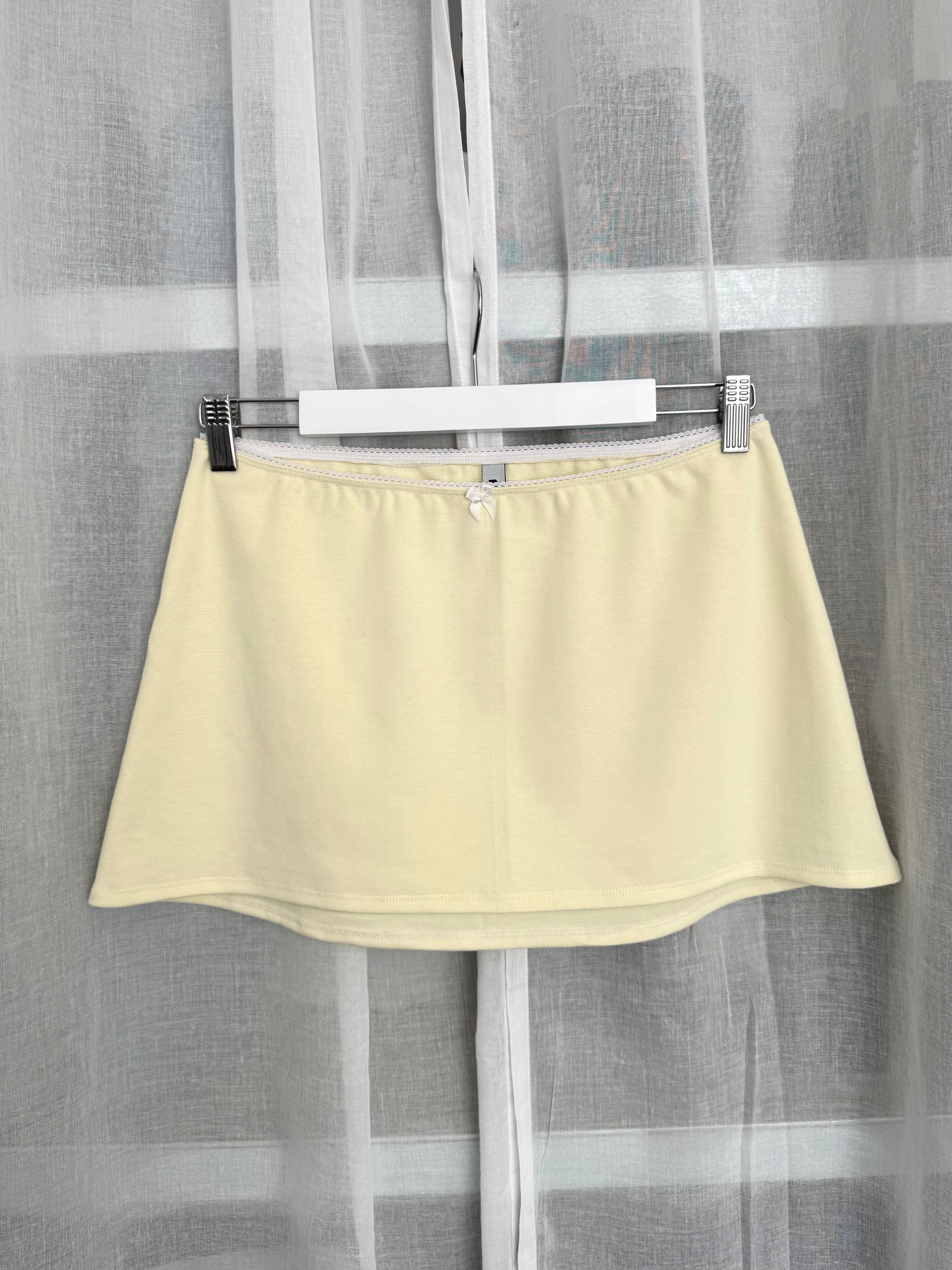 MINI JUPE YELLOW BUTTER