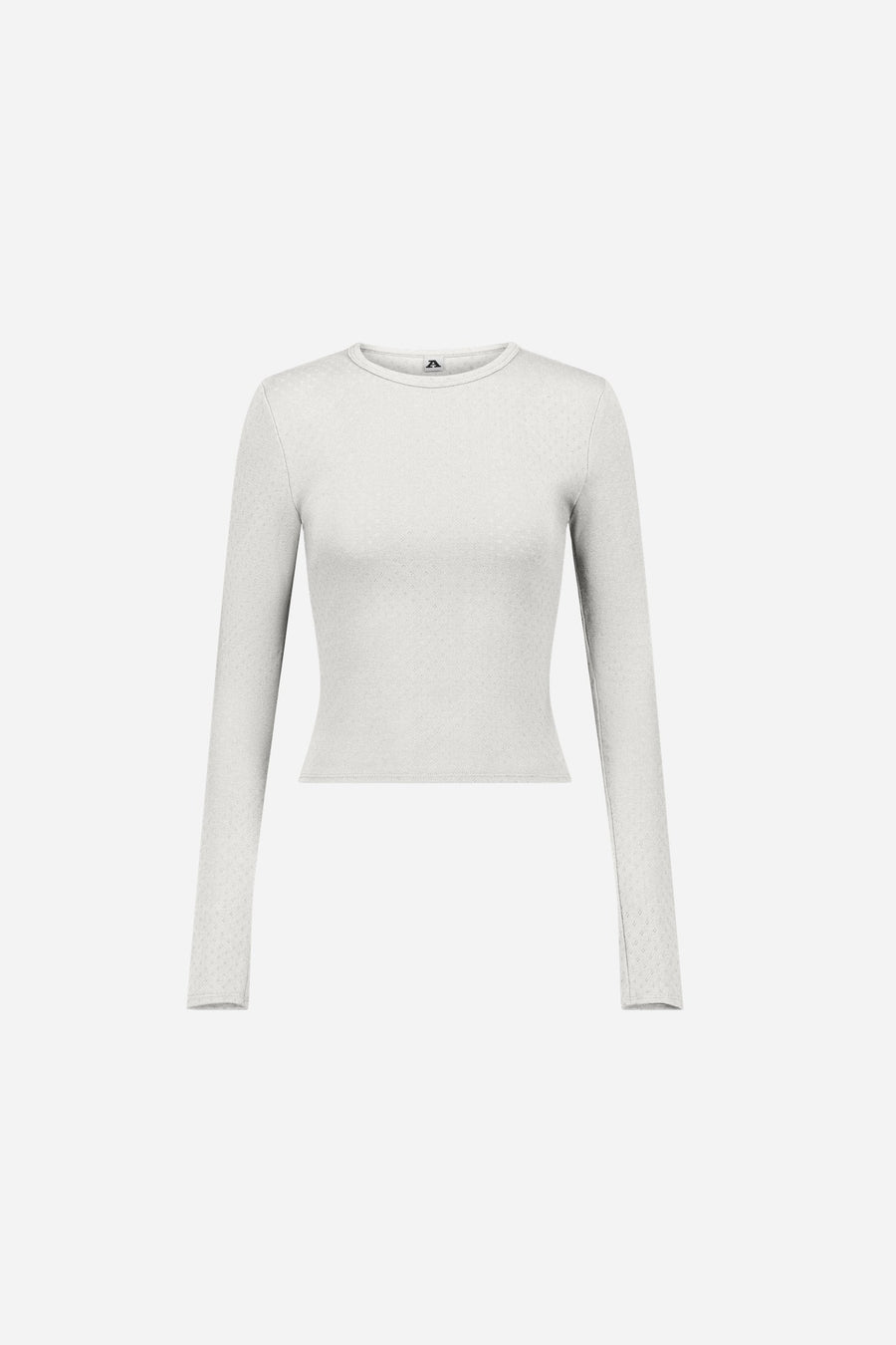 LONG SLEEVE COTTON POINTELLE 