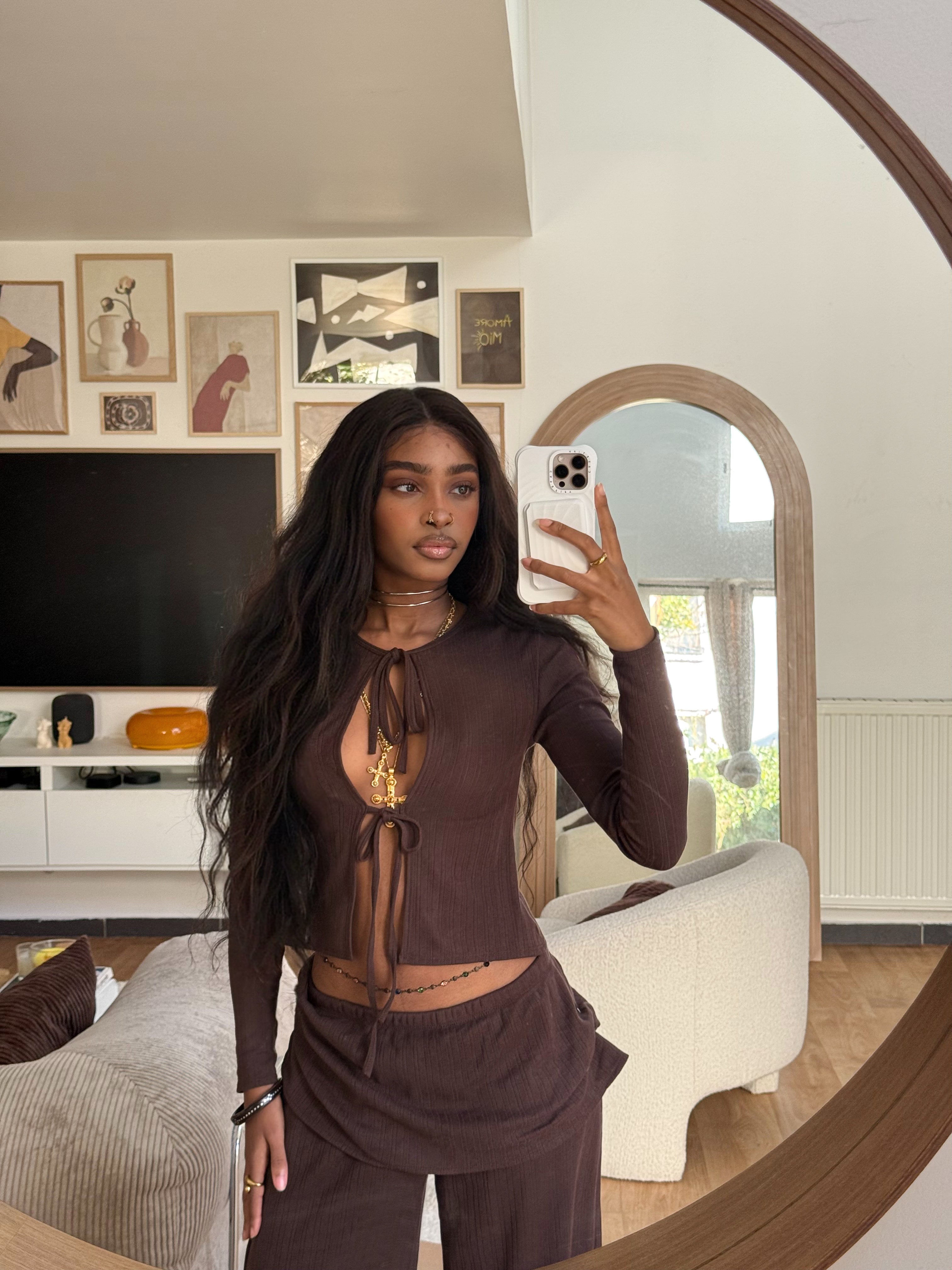 CARDIGAN COTTALY EN POINTELLE