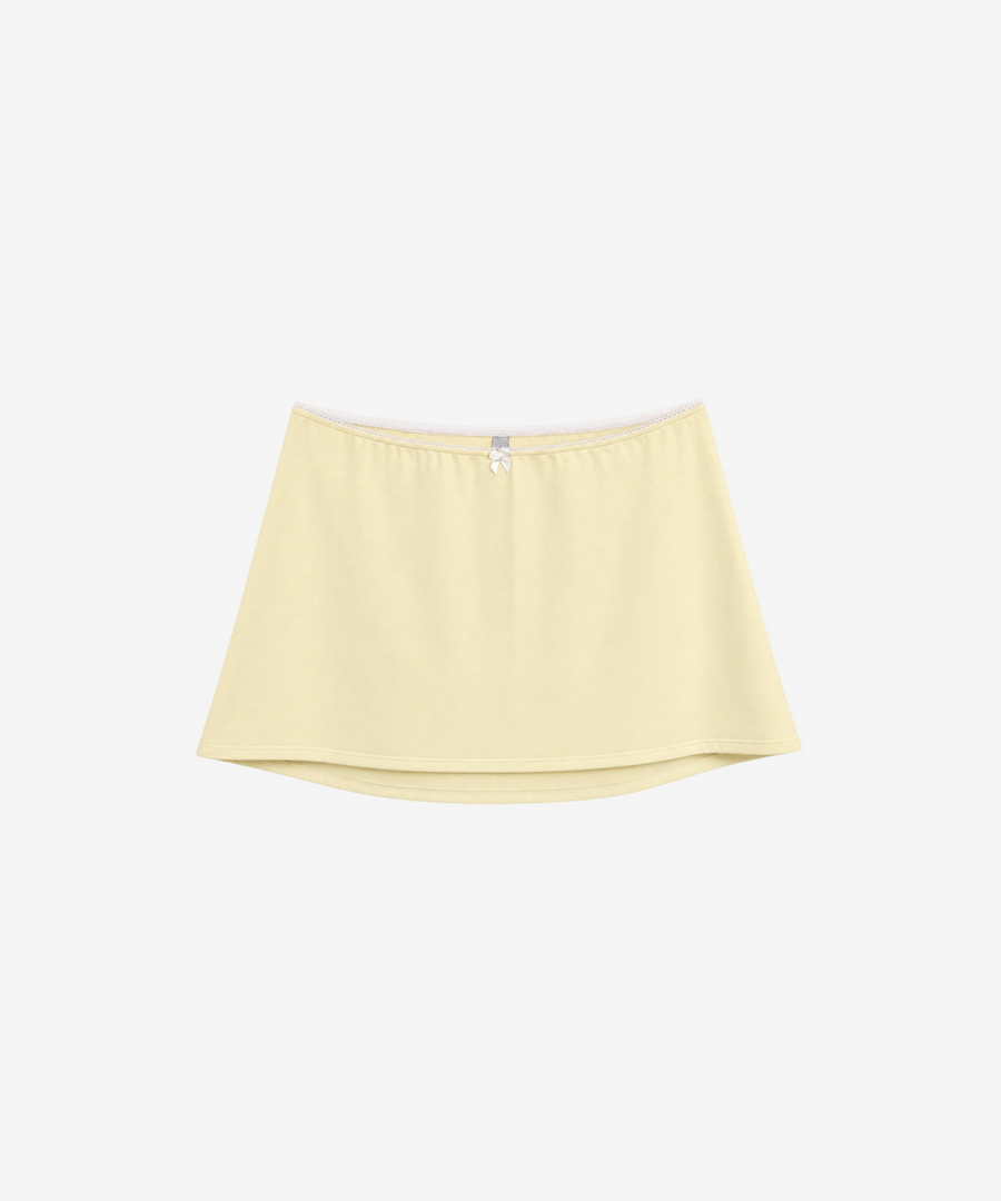 MINI JUPE YELLOW BUTTER