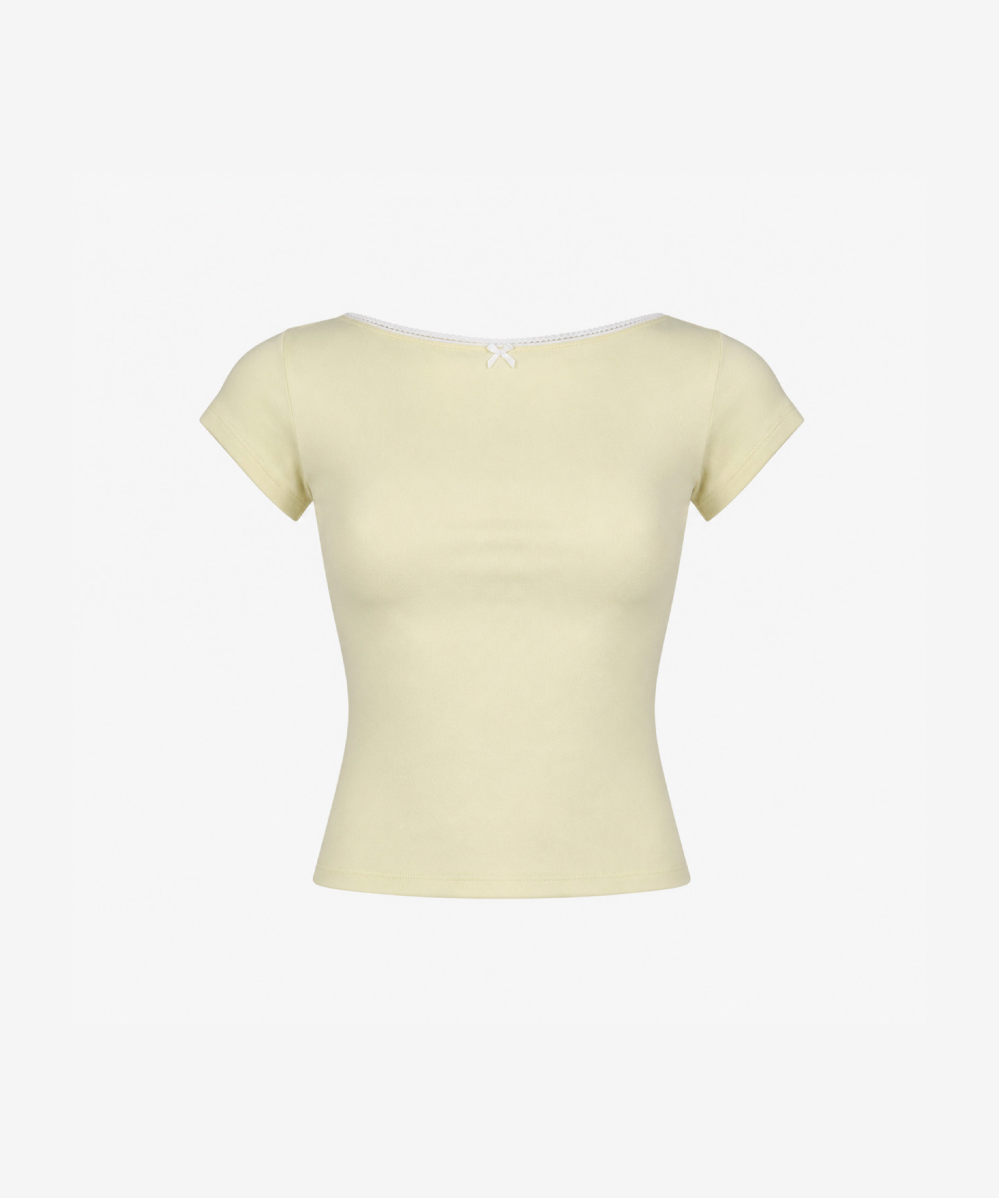 MANCHES COURTES YELLOW BUTTER