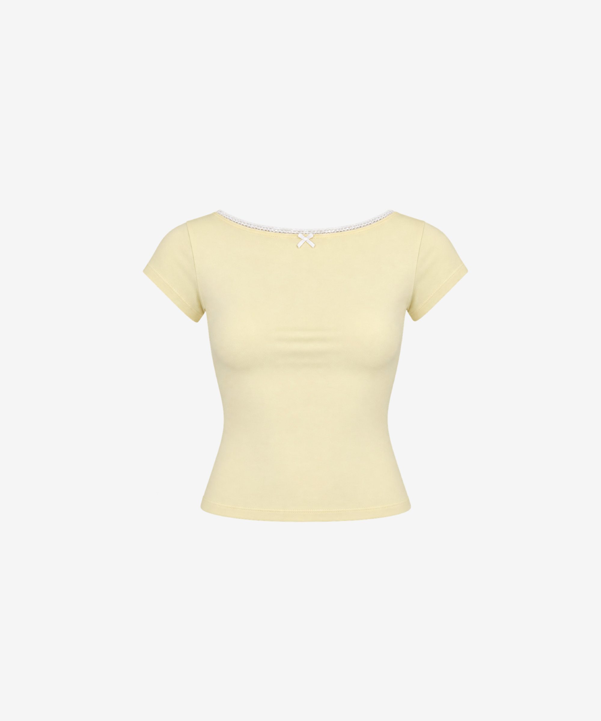 MANCHES COURTES YELLOW BUTTER