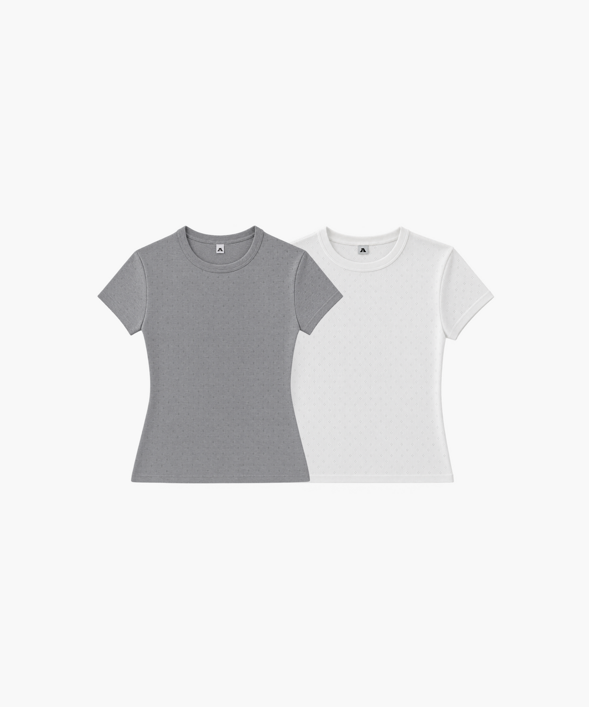 PACK 2 BABY TEE EN POINTELLE DE COTON