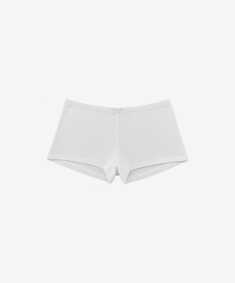SHORTY POINTELLE DE COTON