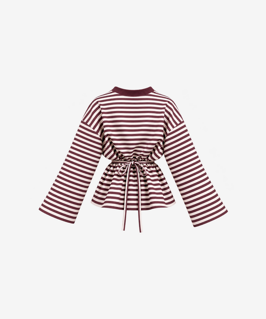 MANCHES LONGUES OVERSIZED MÛRE